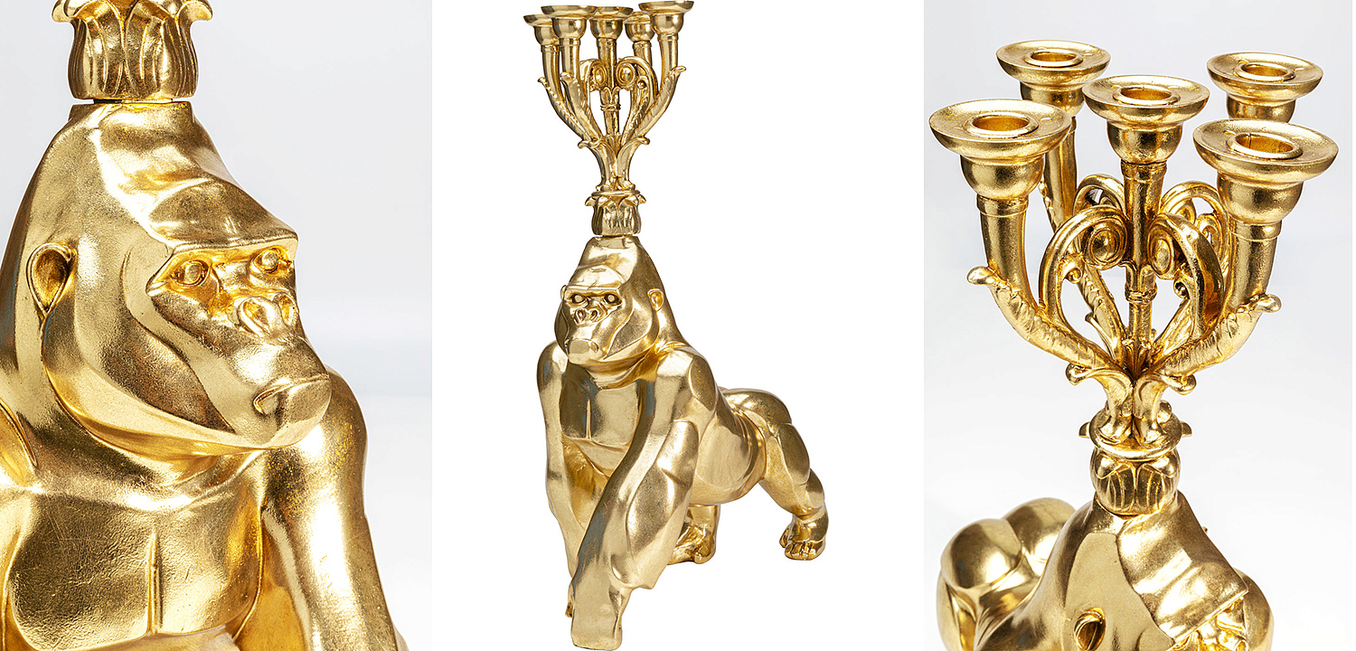 Подсвечник Golden Gorilla Подсвечник Golden Gorilla - Loft-Concept в Барнауле