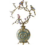 Бронзовый подсвечник Птичий рай Flora варинант исполнения - 1 | Loft Concept в Барнауле