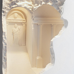 Встраиваемый в стену гипсовый светильник под покраску в античном стиле Antiquity Athena варинант исполнения - 9 | Loft Concept в Барнауле