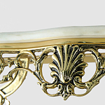 Консоль из бронзы с мраморной столешницей Bronze De Console варинант исполнения - 1 | Loft Concept в Барнауле