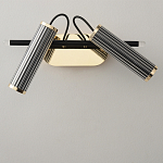 Бра с двумя цилиндрическими плафонами на магнитном креплении Bronze Concert варинант исполнения - 3 | Loft Concept в Барнауле