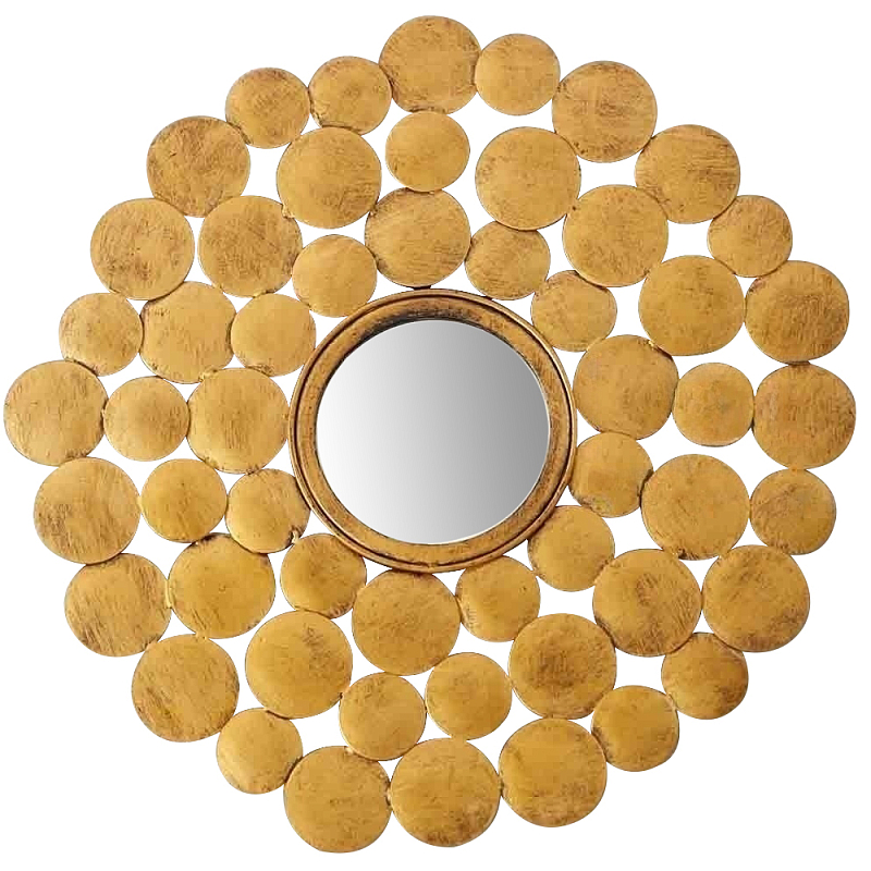Настенное зеркало Ernest Metal Brass Mirror Латунь Настенное зеркало Ernest Metal Brass Mirror Латунь в Барнауле | Loft Concept