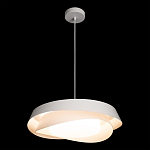 Подвесной светильник круглый белого цвета из металла Vita Cuna варинант исполнения - 4 | Loft Concept в Барнауле