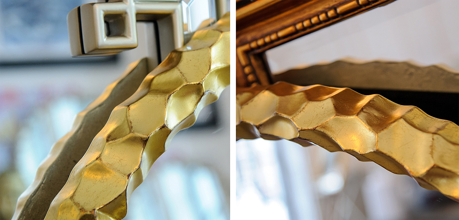 Зеркало Reginald Mirror round gold Зеркало Reginald Mirror round gold - Loft-Concept в Барнауле