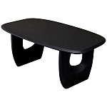 Кофейный стол из массива акации Veras Coffee Table Black варинант исполнения - 1 | Loft Concept в Барнауле