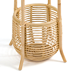 Напольная вешалка с корзиной из ротанга Trina Wicker Floor Hanger варинант исполнения - 5 | Loft Concept в Барнауле