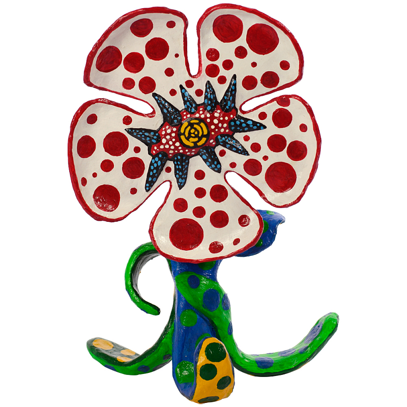 Декоративная статуэтка Yayoi Kusama Flowers that Bloom at Midnight Red Мульти Декоративная статуэтка Yayoi Kusama Flowers that Bloom at Midnight Red Мульти в Барнауле | Loft Concept