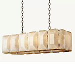 Люстра с абажуром из прямоугольных мраморных панелей Calling to Shine варинант исполнения - 3 | Loft Concept в Барнауле