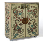 Комод в стиле шинузари с росписью Chinese Eastern Dragon варинант исполнения - 4 | Loft Concept в Барнауле