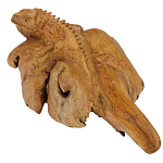 Статуэтка из дерева игуана Animals of the World варинант исполнения - 4 | Loft Concept в Барнауле