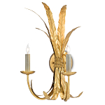 Бра с каркасом в виде пучка золотых перьев Bunch of Feathers варинант исполнения - 2 | Loft Concept в Барнауле