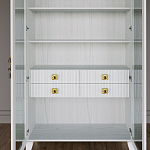 Дизайнерский шкаф витрина Elsa Dreams White с 4-мя ящиками варинант исполнения - 6 | Loft Concept в Барнауле