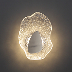 Бра с рельефным волнообразным стеклянным плафоном и вставкой из мрамора Liquid Stone варинант исполнения - 9 | Loft Concept в Барнауле