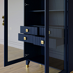 Дизайнерский шкаф витрина Elsa Dreams Blue с 4-мя ящиками варинант исполнения - 8 | Loft Concept в Барнауле