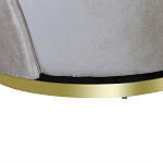 Кресло вращающееся велюровое кремовое Rotation варинант исполнения - 3 | Loft Concept в Барнауле