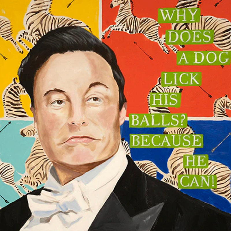 Картина Elon Musk: Because He Can Мульти в Барнауле | Loft Concept 