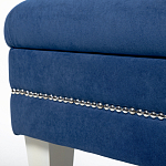 Мягкая банкетка с зоной для хранения Casket Blue варинант исполнения - 3 | Loft Concept в Барнауле