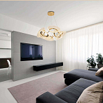 Люстра подвесная с 6-ю круглыми светодиодными лампами Catcher варинант исполнения - 2 | Loft Concept в Барнауле