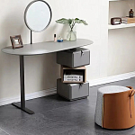 Консоль с зеркалом и  3-мя вращающимися ящиками Eloida варинант исполнения - 5 | Loft Concept в Барнауле