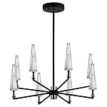 Люстра с прозрачными плафонами из стекла Umbrella варинант исполнения - 1 | Loft Concept в Барнауле