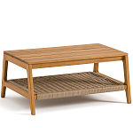 Стол журнальный для сада из акации Breathe Nature варинант исполнения - 1 | Loft Concept в Барнауле