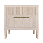 Прикроватная Тумбочка Primo с двумя ящиками Светлый дуб варинант исполнения - 7 | Loft Concept в Барнауле