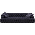 Трехместный диван темно-синий Campion Deep Blue Sofa варинант исполнения - 1 | Loft Concept в Барнауле