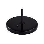 Настольная лампа черного цвета с круглым основанием и длинным прямым плафоном Trumpet tube варинант исполнения - 3 | Loft Concept в Барнауле