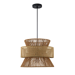 Подвесной светильник с абажуром из натуральных материалов Light Inside the Cell варинант исполнения - 3 | Loft Concept в Барнауле