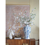 Ваза фарфоровая высокая с синими цветочными мотивами Independence варинант исполнения - 4 | Loft Concept в Барнауле