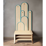 Вешалка «Байома» варинант исполнения - 1 | Loft Concept в Барнауле