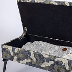 Банкетка с принтом из журавлей Crane варинант исполнения - 5 | Loft Concept в Барнауле