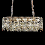 Люстра овальная с хрустальными подвесками Roul Crystal Light варинант исполнения - 2 | Loft Concept в Барнауле