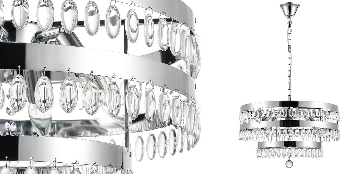 Люстра Oberon Chandelier chrome 50 Люстра Oberon Chandelier chrome 50 - Loft-Concept в Барнауле