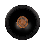 Встраиваемый спот светодиодный круглый черного цвета с углублением Ombra Lux  варинант исполнения - 2 | Loft Concept в Барнауле