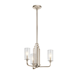  Люстра с прозрачными рифлеными цилиндрическими плафонами Kichler варинант исполнения - 9 | Loft Concept в Барнауле