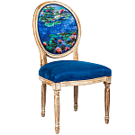 Стул из натурального бука с цветочным принтом Impressionism in Art варинант исполнения - 2 | Loft Concept в Барнауле