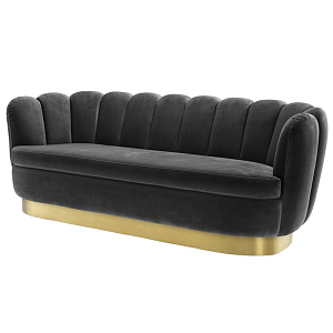 Диван Eichholtz Sofa Mirage dark grey