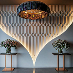 Гипсовая 3D Панель CRYSTAL SYMPHONY A варинант исполнения - 1 | Loft Concept в Барнауле