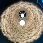 Вязаный подвесной светильник из шерсти Dome Wool Lamp  варинант исполнения - 5 | Loft Concept в Барнауле