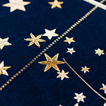 Обои с вышивкой ручной работы Cosmos Original colourway on velvet варинант исполнения - 4 | Loft Concept в Барнауле