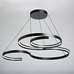 Люстра подвесная светодиодная в виде волнообразной ленты Ribbon Vortex варинант исполнения - 4 | Loft Concept в Барнауле