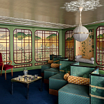 Обои ручная роспись The Plain of Musashi Original colourway on painted Xuan paper with gold ombre варинант исполнения - 1 | Loft Concept в Барнауле