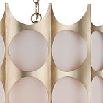 Подвесной светильник в форме цилиндра с фактурным серебряным каркасом и тканевым абажуром Silver Honeycomb варинант исполнения - 2 | Loft Concept в Барнауле