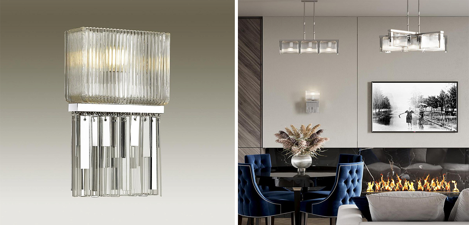 Бра Madelen Chrome Wall Lamp Бра Madelen Chrome Wall Lamp - Loft-Concept в Барнауле