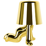 Настольная лампа фигурная цвета золото с гладким абажуром Высота 17 см Sophia варинант исполнения - 4 | Loft Concept в Барнауле