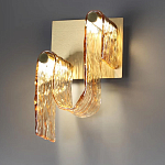 Бра волнистой формы из фактурного стекла Wave варинант исполнения - 7 | Loft Concept в Барнауле