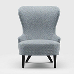 Мебельная ткань Шенилл голубой цвет 142 см T4-60 варинант исполнения - 6 | Loft Concept в Барнауле