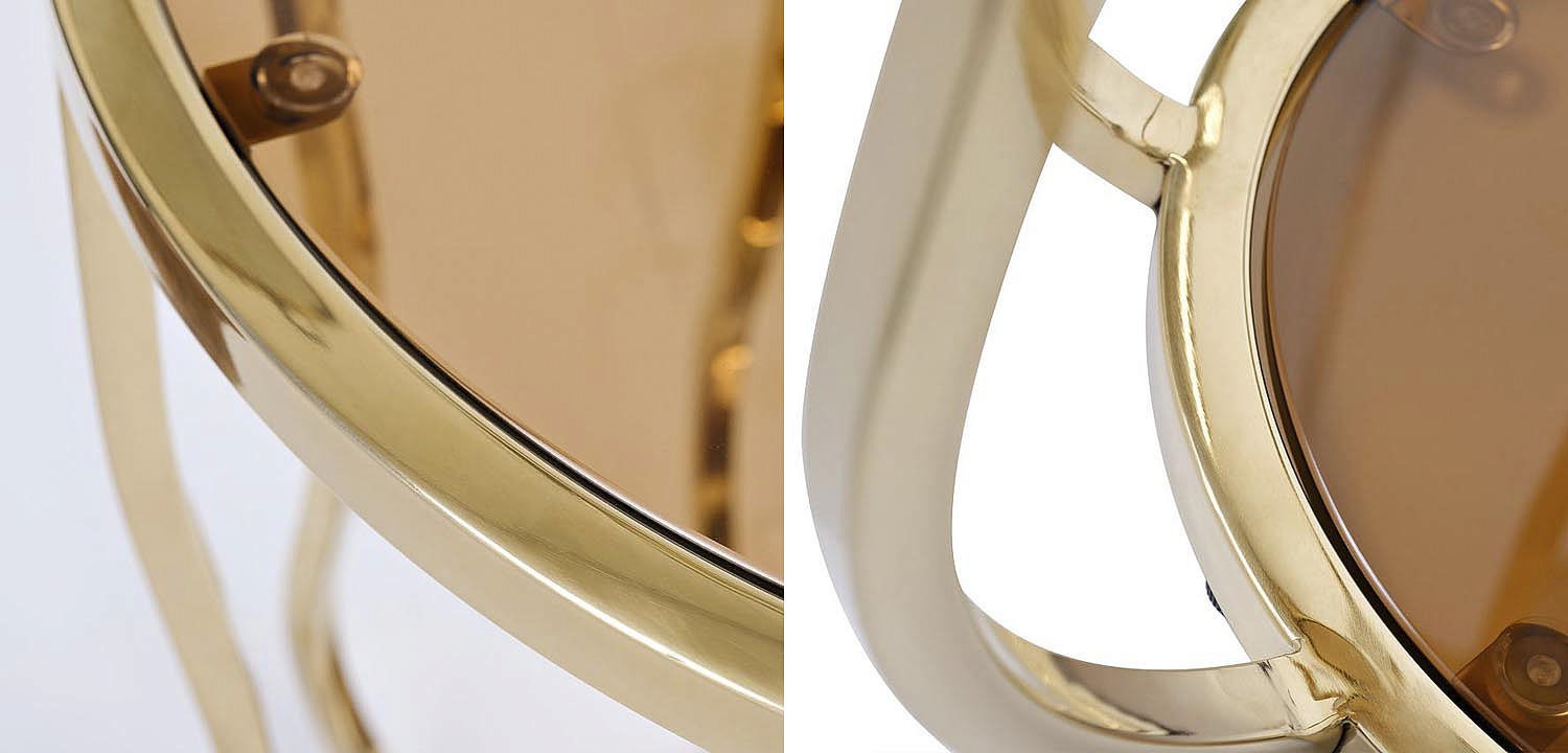 Приставной стол Fedric Side Table gold Приставной стол Fedric Side Table gold - Loft-Concept в Барнауле