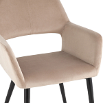Стул с подлокотниками бежевый NEASAN STOOL варинант исполнения - 6 | Loft Concept в Барнауле